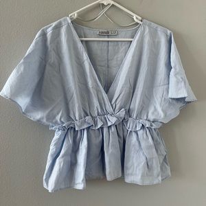 Zara Basic Denim top